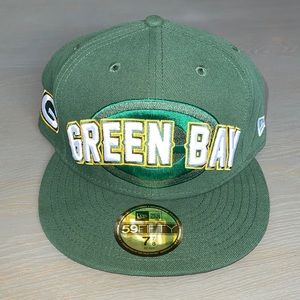 New Era 59Fifty Green Bay Packers Fitted Hat 7 7/8